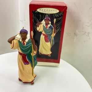 1996 Kindly Shepherd Hallmark Keepsake Christmas Tree Ornament Vintage